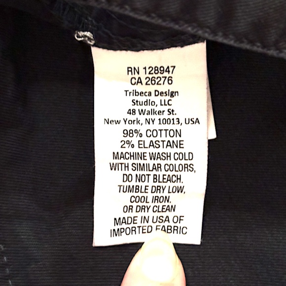 Nili Lotan Black Cropped Military Pants - Size 4 (EUC) - Picture 12 of 12